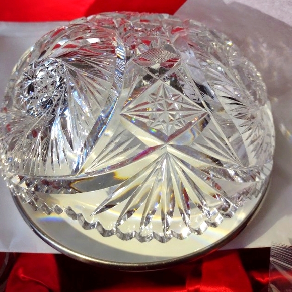 24%PbO Lead Crystal Bowl - Picture 3 of 14